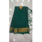 Narayanpeta Cotton Green Dupatta  